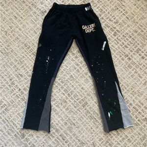 Gallery Black and Gray Sweatpants & Joggers